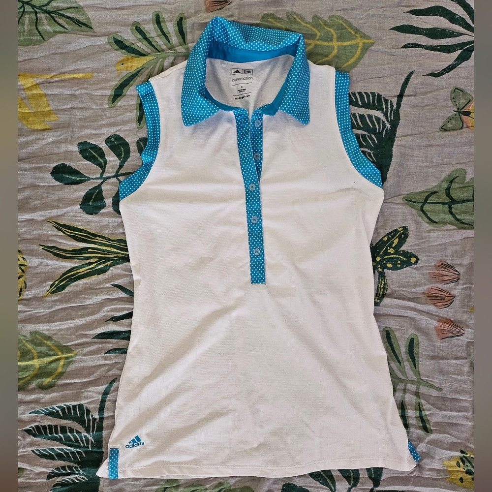 Adidas Ladies Golf Tank sz Sm EUC